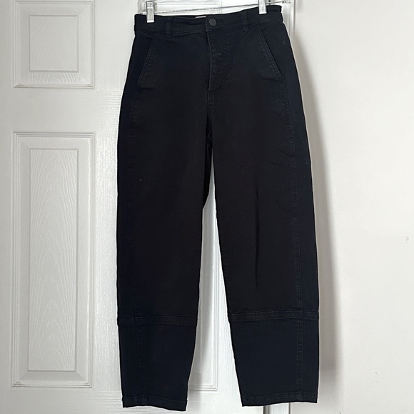 Everlane Denim - Everlane Straight Leg Size 0 Black Jeans Regular Length Organic Cotton